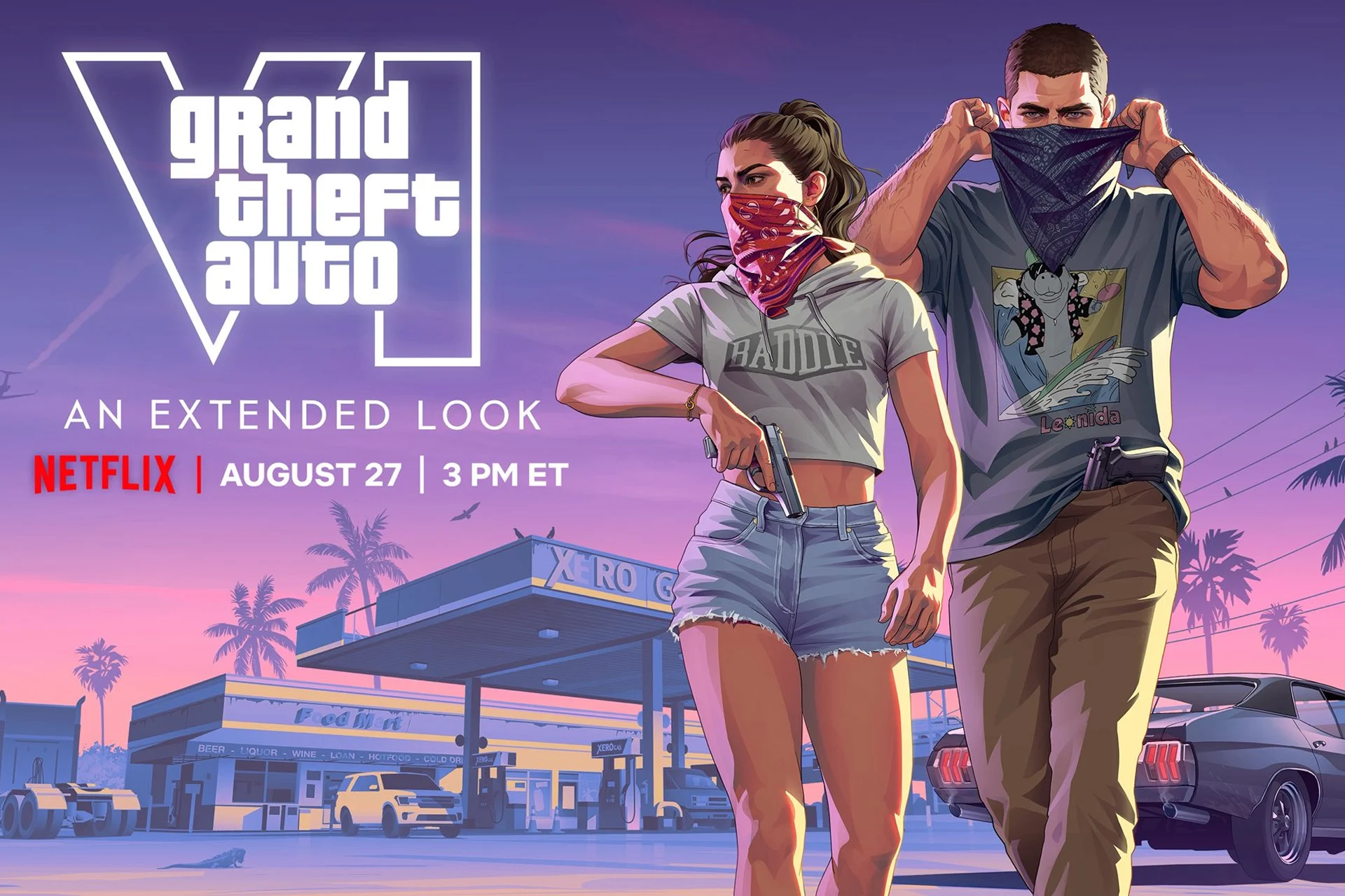 GTA VI: "An Extended Look" premieres on Netflix August 27